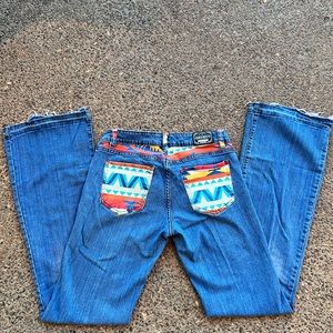 Ranch Dress’n Aztec Pattern Jeans